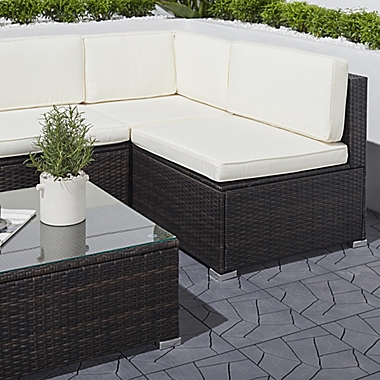 Vifah Vernice 6-Piece Wicker Outdoor Conversation Set. View a larger version of this product image.