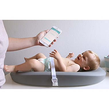 Hatch Baby Grow Smart Changing Pad and Scale in Grey. View a larger version of this product image.