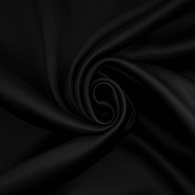 Sun Zero&reg; Oslo 84-Inch Rod Pocket 100% Blackout Window Curtain Panel in Black (Single). View a larger version of this product image.