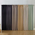 Alternate image 7 for Sun Zero&reg; Oslo 84-Inch Rod Pocket 100% Blackout Window Curtain Panel in Black (Single)