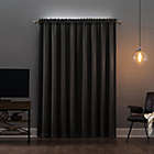 Alternate image 1 for Sun Zero&reg; Oslo Rod Pocket 100% Blackout Window Curtain Panel (Single)