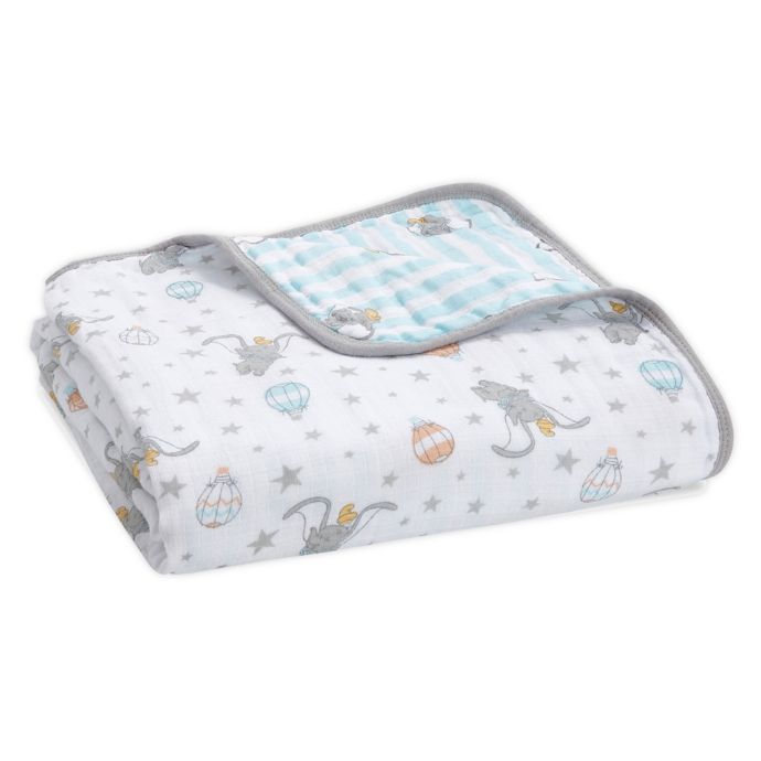 aden + anais® Essentials Dumbo Quilt in Grey | buybuy BABY