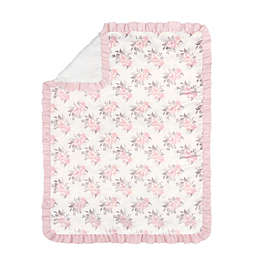 The Peanutshell™ Grace Floral  Blanket in Pink