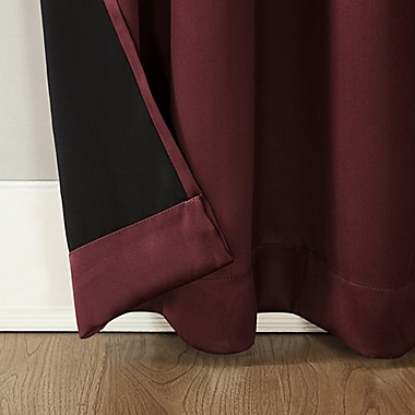 Sun Zero&reg; Oslo Theater Grade 84-Inch Grommet 100% Blackout Curtain Panel in Wine (Single). View a larger version of this product image.