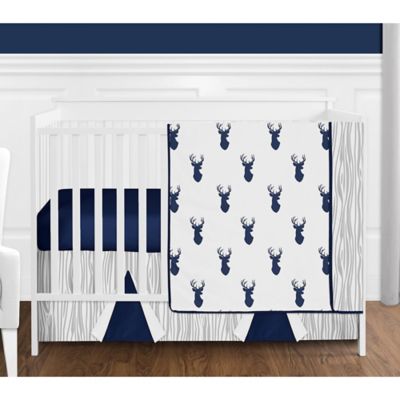 sweet jojo crib bedding woodland