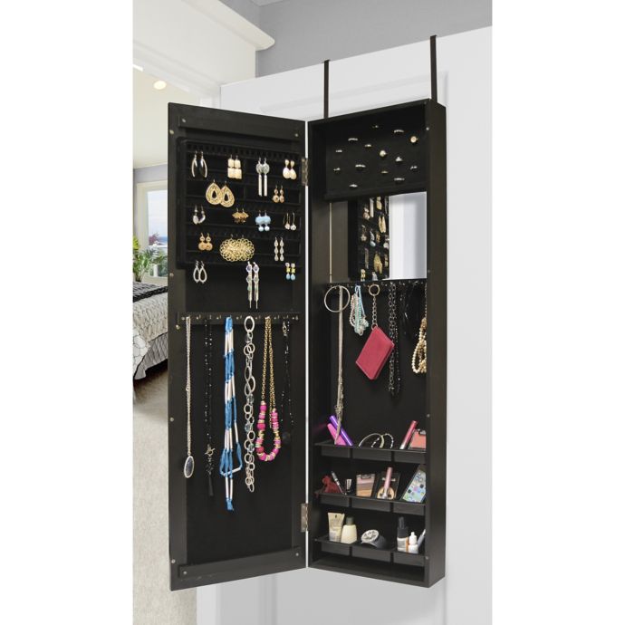 Prinz Over the Door 40-Inch x 14-Inch Mirror and Jewelry ...
