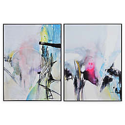 Ren-Wil Elma 30-Inch x 40-Inch Framed Canvas Wall Art (Set of 2)