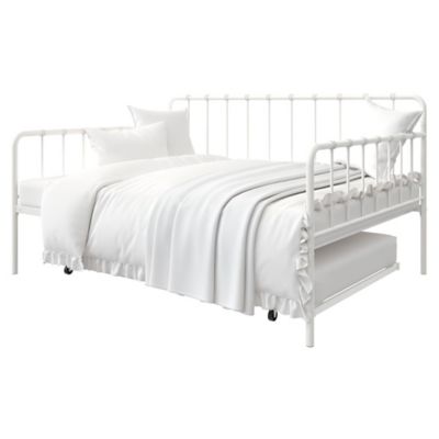 EveryRoom Arya Metal Daybed with Twin Trundle