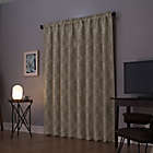 Alternate image 1 for Sun Zero&reg; Floral Embroidery 84-Inch Total Blackout Curtain Panel in Ecru (Single)