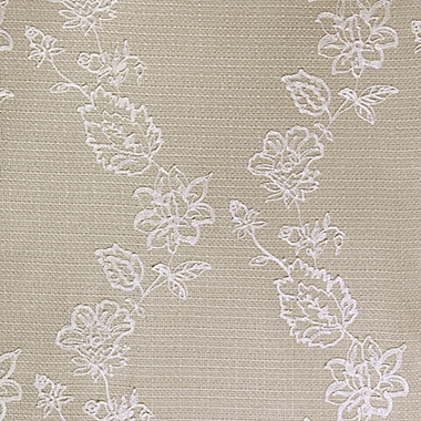 Sun Zero&reg; Floral Embroidery 84-Inch Total Blackout Curtain Panel in Ecru (Single). View a larger version of this product image.