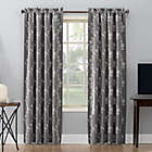 Alternate image 0 for Sun Zero&reg; Floral Embroidery 95-Inch Total Blackout Curtain Panel in Steel Gray (Single)