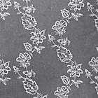 Alternate image 5 for Sun Zero&reg; Floral Embroidery 95-Inch Total Blackout Curtain Panel in Steel Gray (Single)