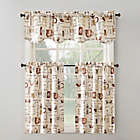 Alternate image 3 for No.918&reg;Bristol Coffee Shop 24-Inch 3-piece Kitchen Window Curtain Valance and Tiers Set