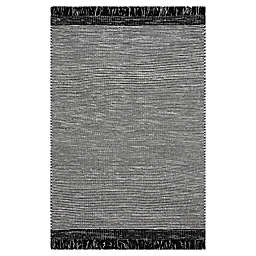 nuLOOM&reg; Pinto 6&#39; x 9&#39; Handcrafted Area Rug in Black