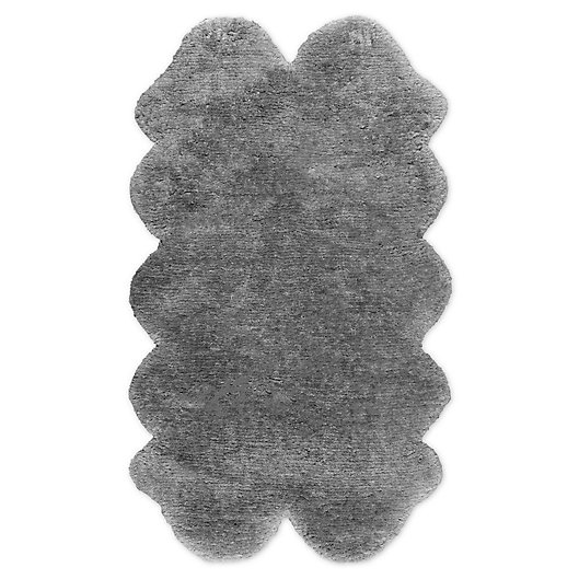 Alternate image 1 for nuLOOM® Sheepskin 3'6 x 6' Area Rug in Grey