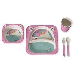 Safety 1st™ 5-Piece Unicorn Toddler Dinnerware Set in Pink