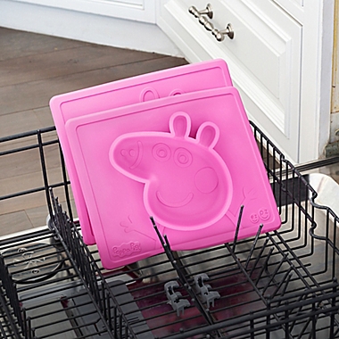 ezpz&trade; Peppa Pig Placemat Tray in Pink. View a larger version of this product image.