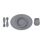 Alternate image 0 for ezpz&trade; 4-Piece First Foods Set in Grey