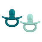 Alternate image 1 for Boon&reg; Size 3-6M 2-Pack Jewl Pacifiers in Blue