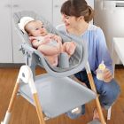 Alternate image 1 for SKIP*HOP&reg; Sit-to-Step Convertible High Chair in Grey/White