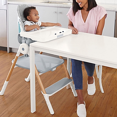 SKIP*HOP&reg; Sit-to-Step Convertible High Chair in Grey/White. View a larger version of this product image.