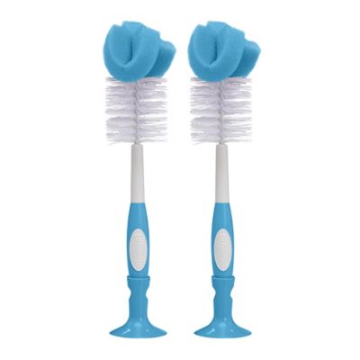 munchkin 2pk baby bottle & nipple brush