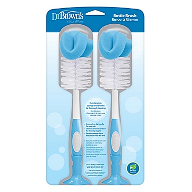 Dr. Brown&#39;s Natural Flow&reg; Bottle Brushes in Blue (Set of 2). View a larger version of this product image.