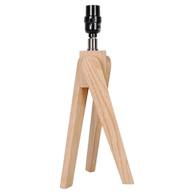 Marmalade&trade; Harper Wood Tripod Lamp Base in Natural. View a larger version of this product image.