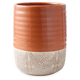 Tommy Bahama® Pineapple Palm Ceramic Wastebasket in Red