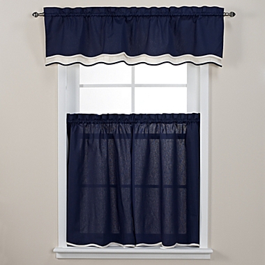 Pipeline Window Curtain Tier Pairs and Valance. View a larger version of this product image.