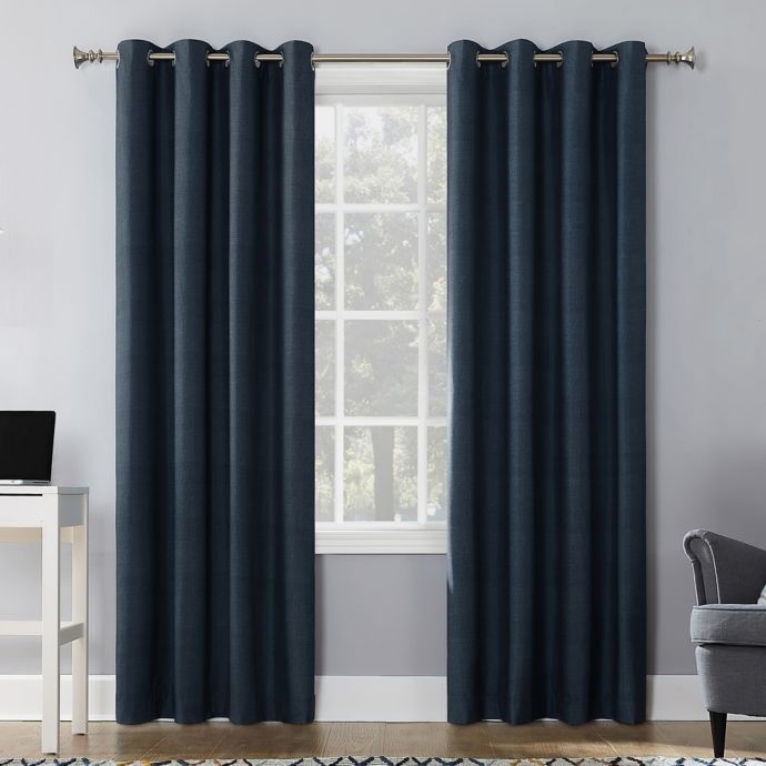 Sun Zero Duran Grommet Thermal Insulated Blackout Curtain Panel