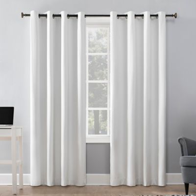 Sun Zero&reg; Duran 63-Inch Grommet 100% Blackout Window Curtain Panel in White (Single)