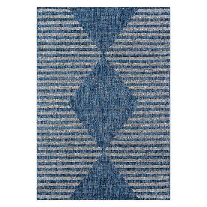 Novogratz Sardinia Striped Charcoal Black Indoor Outdoor Area Rug Reviews Wayfair