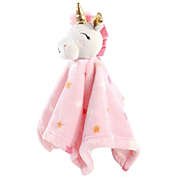 Luvable Friends&reg; Unicorn Stars Security Blanket in Pink