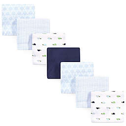 Luvable Friends® 7-Pack Turtle Flannel Receiving Blankets in Blue