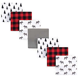 Hudson Baby® 7-Pack Moose Flannel Receiving Blankets