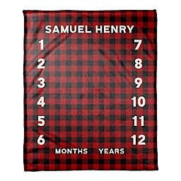 Designs Direct Red and Black Buffalo Check Throw Blanket