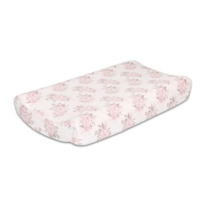 beige changing pad cover