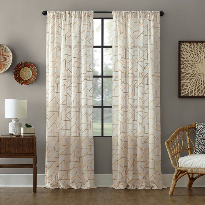 63 inch semi sheer curtains