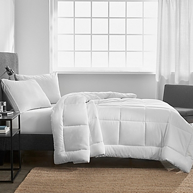 Under The Canopy&reg; Organic Cotton Satin Weave Comforter. View a larger version of this product image.