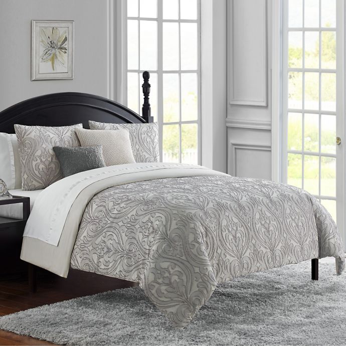 Waterford Essentials Raquel 3 Piece Duvet Cover Set Bed Bath