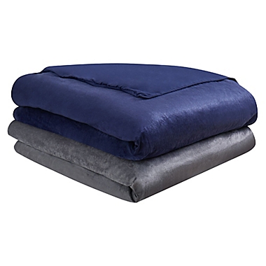 LONDON FOG 15LB WEIGHTED BLANKET 60x70" GRAY 