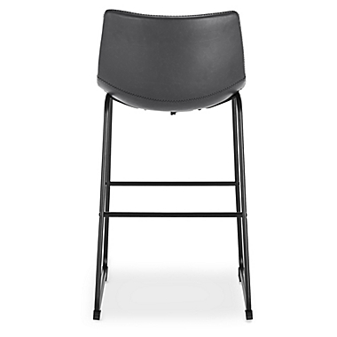 Edgemod Brinley Bar Stool in Grey (Set of 2). View a larger version of this product image.