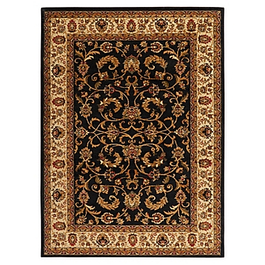 Home Dynamix Royalty Elati 4&#39; x 6&#39; Area Rug in Black/Ivory. View a larger version of this product image.