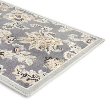 Home Dynamix Westwood Floral 2'4 x 3'7 Accent Rug in Dark Grey. View a larger version of this product image.