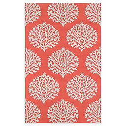 Momeni® Damask 8' x 10' Area Rug in Coral