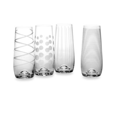 cylinder flute glasses