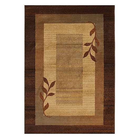 Alternate image 1 for Home Dynamix Royalty Clover 2' x 3' Area Rug in Brown/Blue