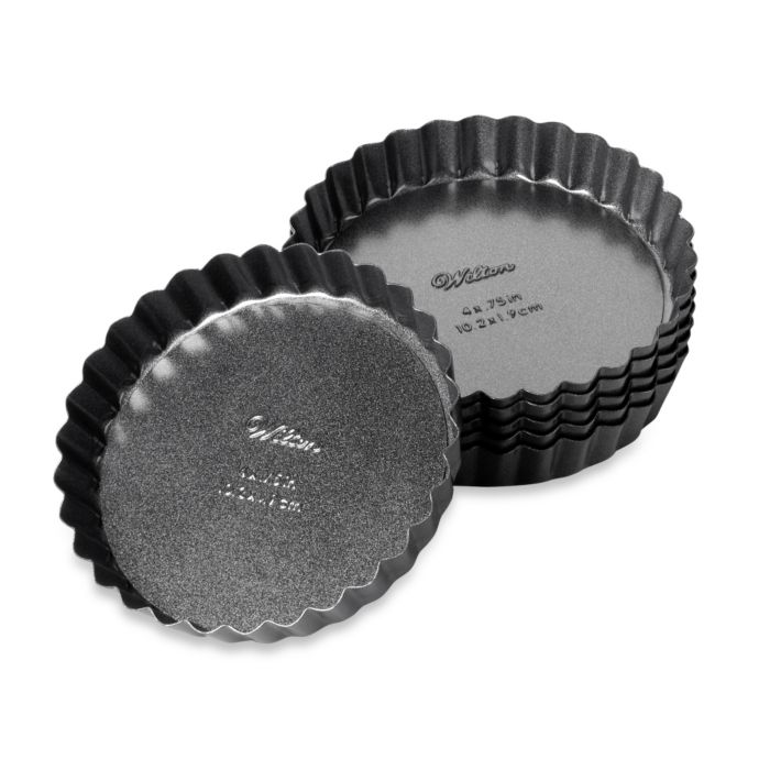 Wilton® Advance® 4Inch Tart and Quiche Pans (Set of 6) Bed Bath and