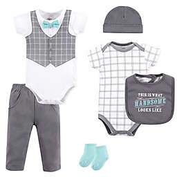 Little Treasure 6-Piece This is Handsome Layette Set